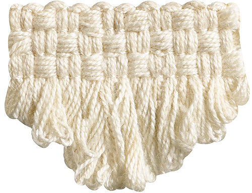 Hallis Naturals Fan Edge Curtain Trimming, Natural