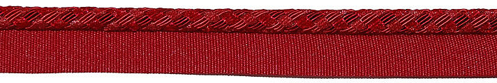 Hallis Verona Flanged Cord Trimming Coral