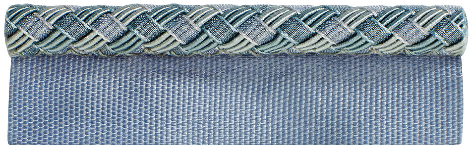Hallis Verona Flanged Cord Trimming Duckegg