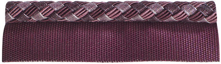 Hallis Verona Flanged Cord Trimming Mauve