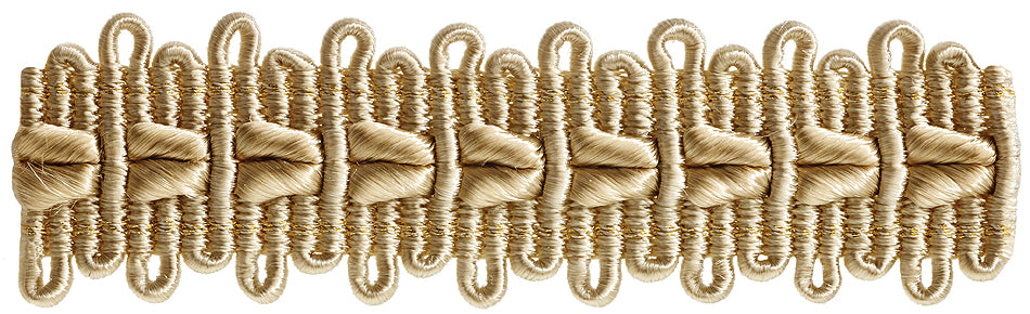 Hallis Verona Gimp Braid Trimming Soft Gold