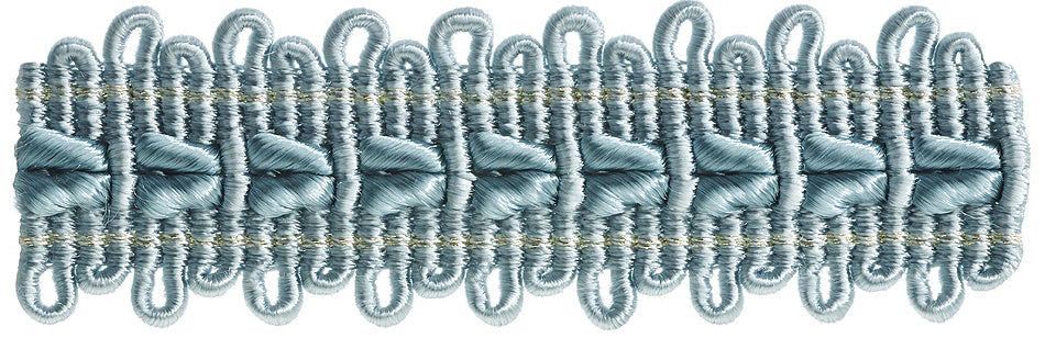 Hallis Verona Gimp Braid Trimming Duckegg
