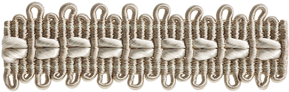 Hallis Verona Gimp Braid Trimming Platinum