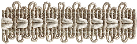 Hallis Verona Gimp Braid Trimming Platinum
