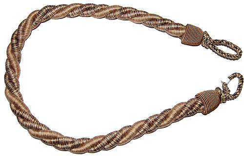 Hallis Colourpassion 2 Rope Tieback Embrace, Nutmeg
