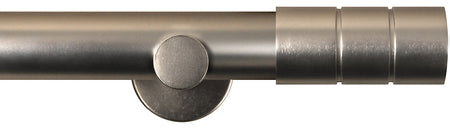Renaissance Dimensions 28mm Contemporary Eyelet Pole Titanium, Cylinder