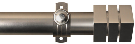 Renaissance Dimensions 28mm Adjustable Eyelet Pole Titanium, Cube