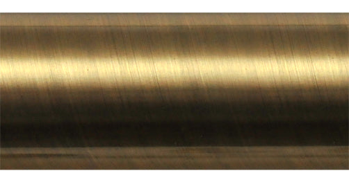 Renaissance 28mm Curtain Pole Only Antique Brass