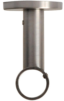 Renaissance 19mm Ceiling Curtain Pole Bracket, Stainless Steel