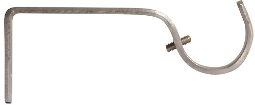 Renaissance 19mm Standard Curtain Pole Bracket, Stainless Steel