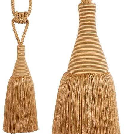 Hallis Colour Passion Trends Large Tassel Tieback Warm Gold