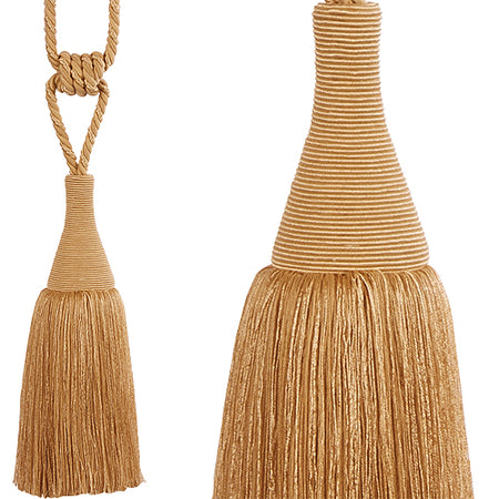 Hallis Colour Passion Trends Small Tassel Tieback Warm Gold