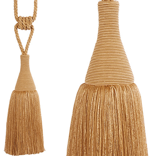 Hallis Colour Passion Trends Small Tassel Tieback Warm Gold
