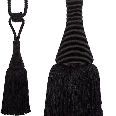 Hallis Colour Passion Trends Small Tassel Tieback Black