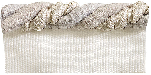 Hallis Colour Passion Trends Flanged Cord Trimming Silver Grey