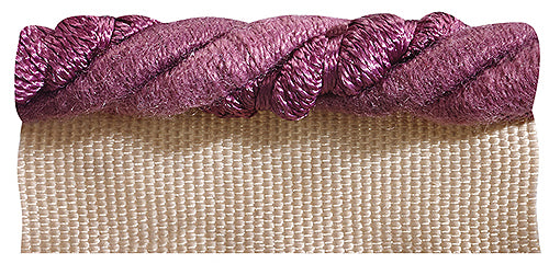 Hallis Colour Passion Trends Flanged Cord Trimming Damson