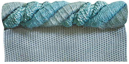 Hallis Colour Passion Trends Flanged Cord Trimming Azure