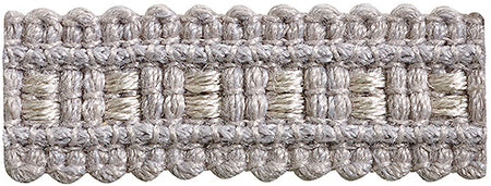 Hallis Colour Passion Trends Braid Trimming Silver Grey