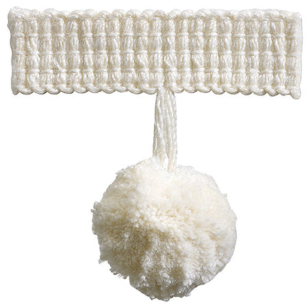 Hallis Colour Passion Trends Pom Pom Trimming Pearl