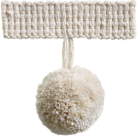 Hallis Colour Passion Trends Pom Pom Trimming Linen