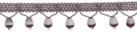 JLS Oasis Covered Bead Trimming, Damson