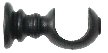 Jones Oakham 50mm Wood Pole Cup Bracket, Wenge