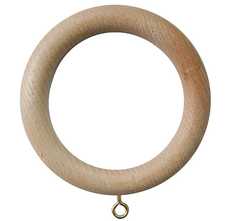Jones Oakham 50mm Wood Pole Rings, Limed
