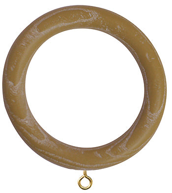 Jones Oakham 50mm Wood Pole Rings, Honey