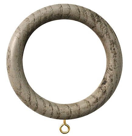 Jones Oakham 50mm Wood Pole Rings, Truffle