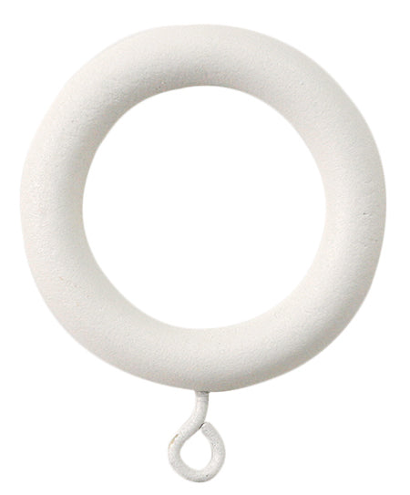Jones Cathedral 30mm Wood Curtain Rings, Cotton