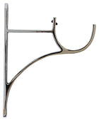 Jones 63mm Metal Adjustable End Bracket, Chrome