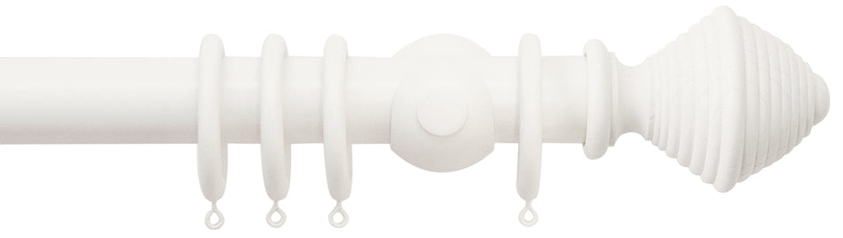 Jones Seychelles 40mm Handcrafted Wood Pole Cotton, Hive