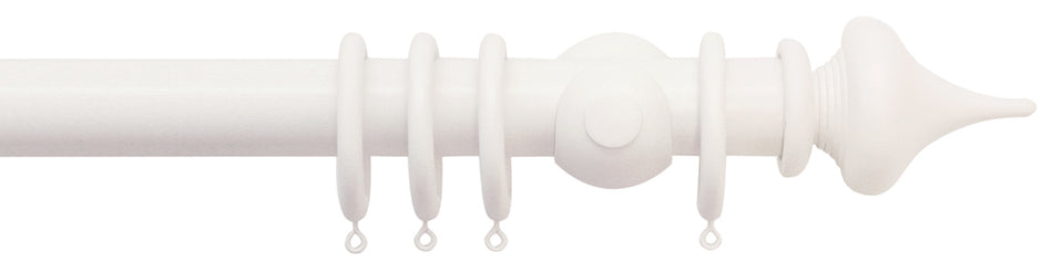 Jones Seychelles 40mm Handcrafted Wood Pole Cotton, Minaret