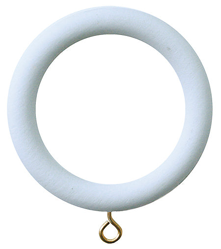 Jones Seychelles 40mm Handcrafted Wood Pole Rings, Mist