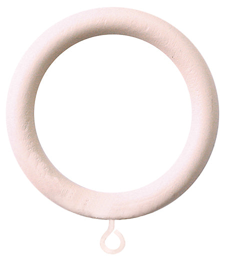 Jones Seychelles 40mm Handcrafted Wood Pole Rings, Blush