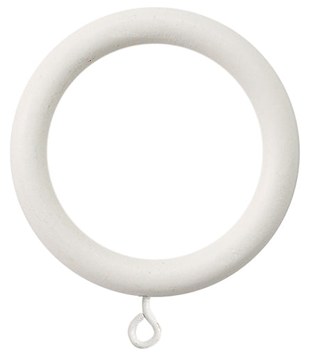 Jones Seychelles 40mm Handcrafted Wood Pole Rings, Cotton