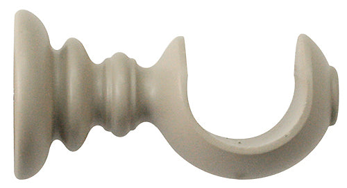 Jones Seychelles 40mm Wood Pole Bracket, Truffle