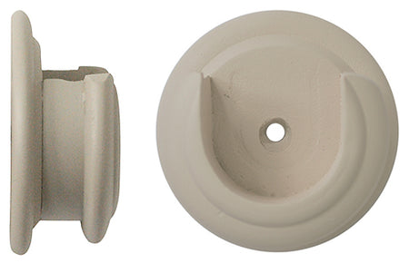 Jones Seychelles 40mm Wood Pole Recess Bracket, Truffle
