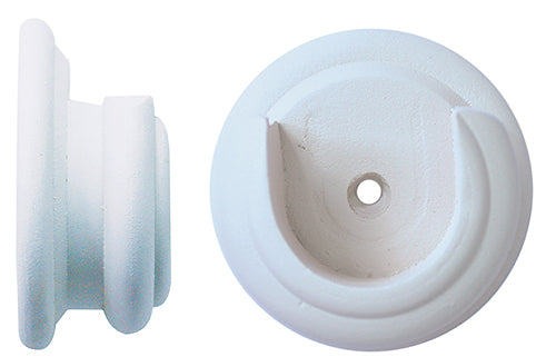 Jones Seychelles 40mm Wood Pole Recess Bracket, Mist