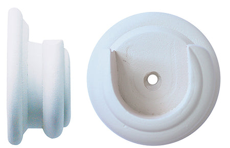 Jones Seychelles 40mm Wood Pole Recess Bracket, Mist