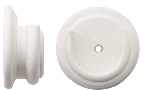 Jones Seychelles 40mm Wood Pole Recess Bracket, Cotton