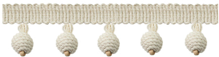 Jones Coastal Trimming Ball Fringe, Cotton