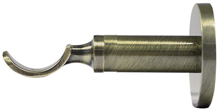 Jones Lunar 28mm Pole Standard Passing Bracket, Burnished Brass