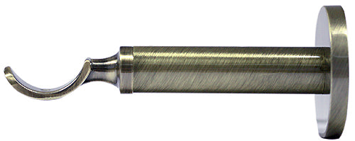 Jones Lunar 28mm Pole Extended Passing Bracket, Burnished Brass