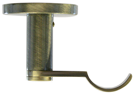 Jones Lunar 28mm Pole Ceiling Bracket, Burnished Brass