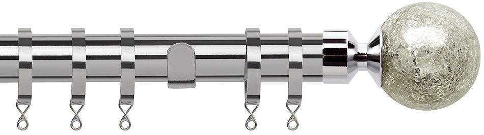 Speedy Poles Apart 28mm Pole Standard, Chrome, Empire