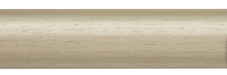 Modern Country Pole Only 45mm, 55mm, Satin Silver