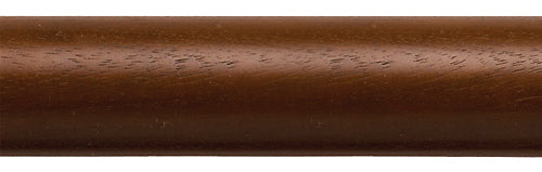 Modern Country Pole Only 45mm, 55mm, Dark Oak