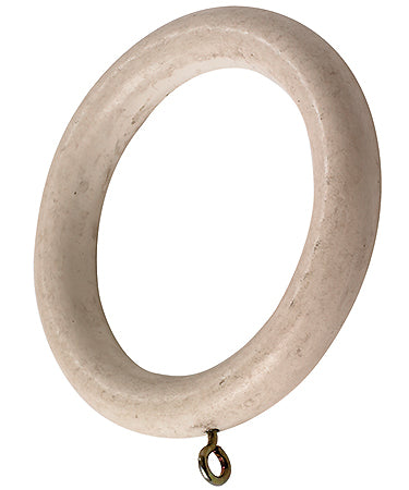 Modern Country Pole Rings 45mm, 55mm, Brushed Ivory