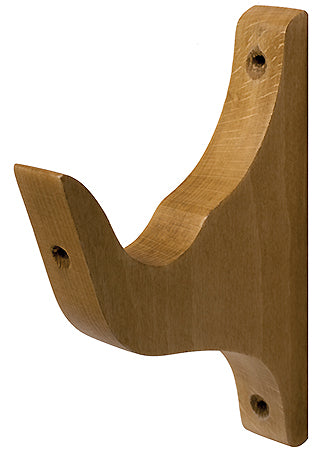 Modern Country Pole Architrave Bracket 45mm, 55mm, Light Oak